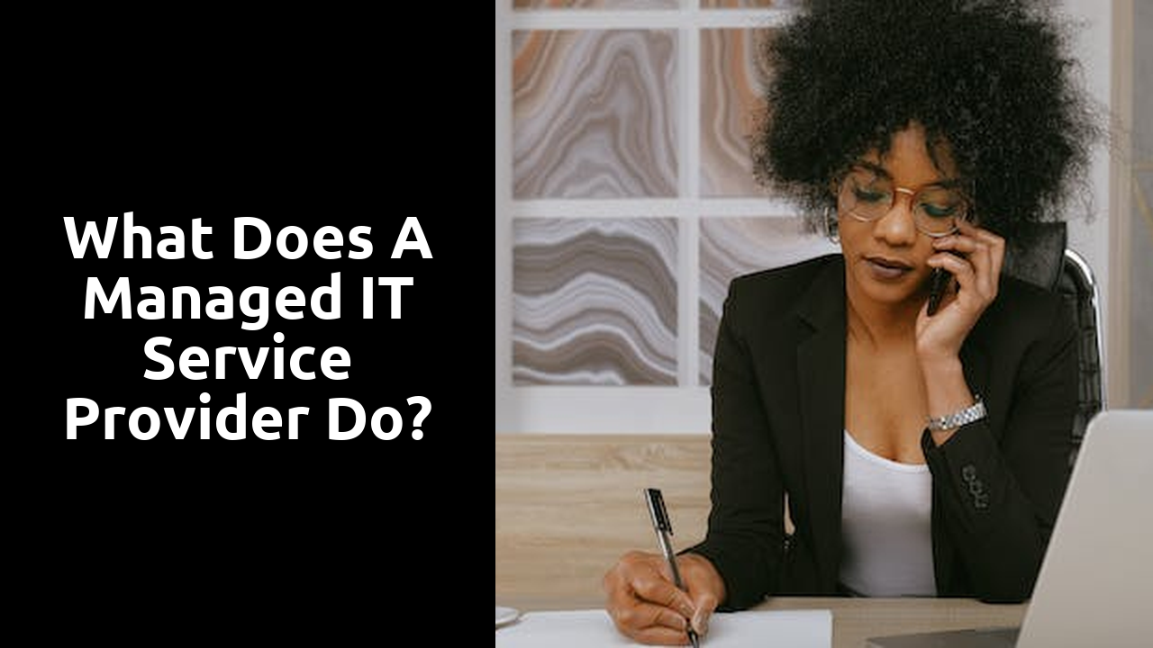 What does a managed IT service provider do?